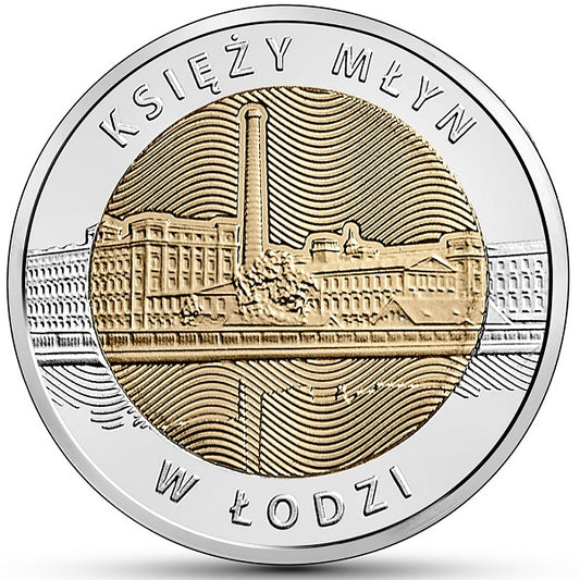 5 zł, Odkryj Polskę - Księży Młyn w Łodzi, 2016