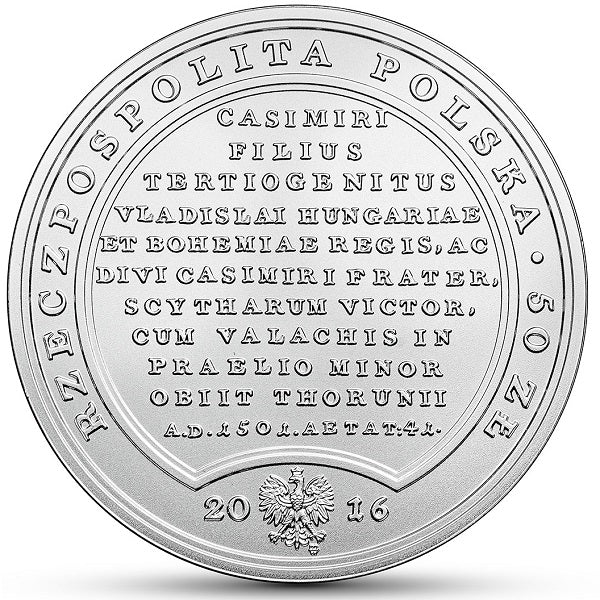 50 zł, Skarby Stanisława Augusta - Jan Olbracht, 2016