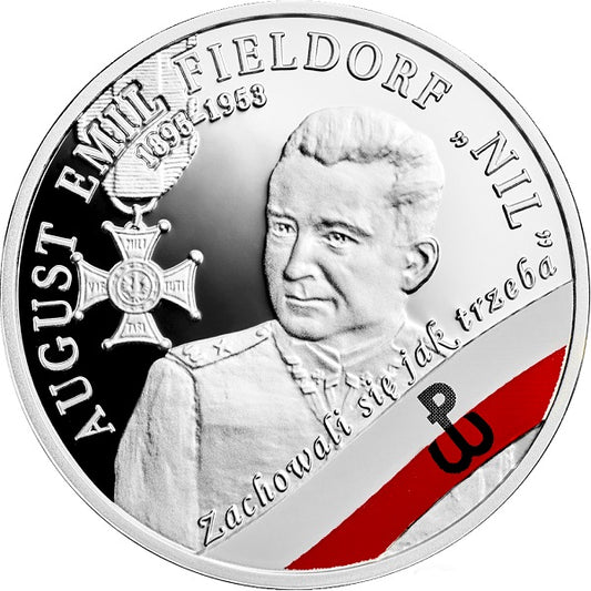 10 zł, Wyklęci przez komunistów żołnierze niezłomni - August Emil Fieldorf "Nil", 2018