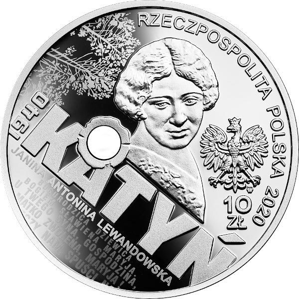10 zł, Katyń Palmiry 1940, 2020