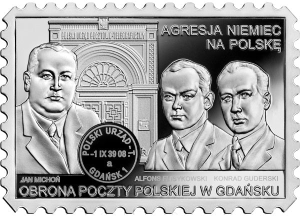 20 zł, Obrona Poczty Polskiej w Gdańsku. Agresja Niemiec na Polskę, 2021