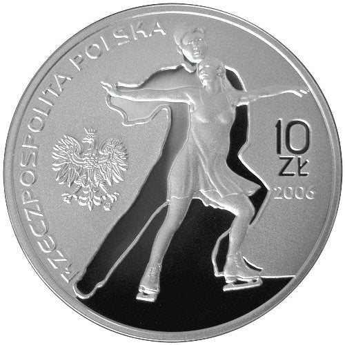 10 zł, XX Zimowe Igrzyska Olimpijskie Turyn 2006, efekt kątowy, 2006