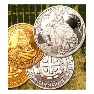 Koronowani Królowie Polski - Mieszko II  (1025-1031) - blister numizmatyka, 2007