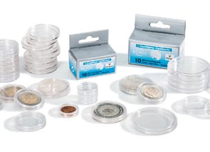 Kapsle na monety 27 mm - opakowanie (10 szt.), Leuchtturm